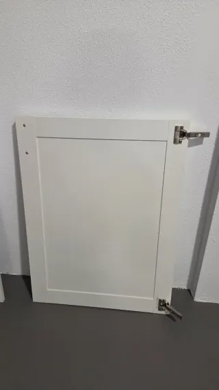 Puerta armario madera blanca Enkoping de 60x80