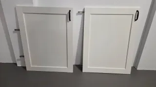 Puerta armario madera blanca Enkoping de 60x80