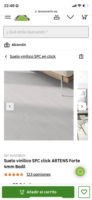 Suelo vinílico SPC Bodil 4mm
