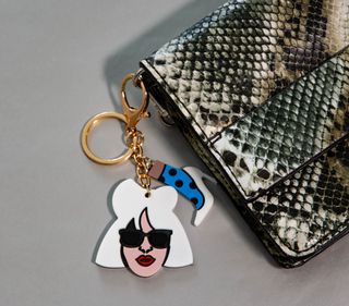 Portachiavi Portachiavi donna con tacco e calzino