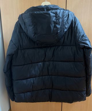 Abrigo acolchado Zara negro