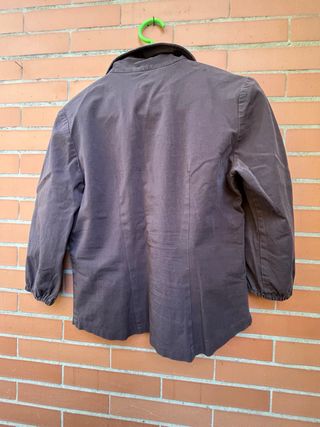 Camisa Zara Marrón Chocolate Talla 38