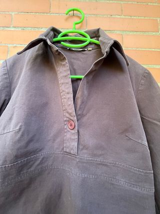 Camisa Zara Marrón Chocolate Talla 38