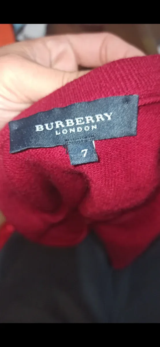 Jersey Burberry Rojo