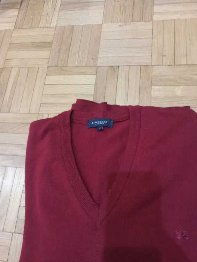 Jersey Burberry Rojo