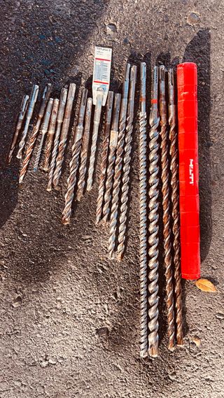 Taladro percutor hilti t7 con brocas sds plus