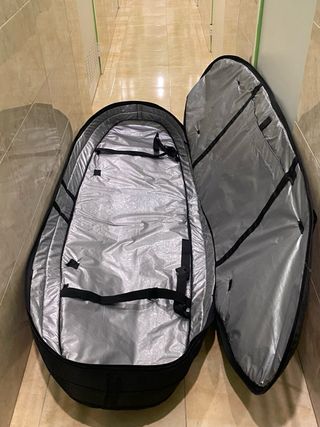 Funda Tabla Surf Viaje Negra