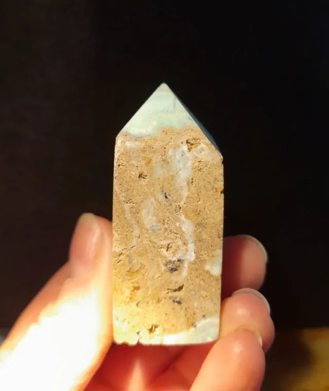 Obelisco di Aragonito Blu