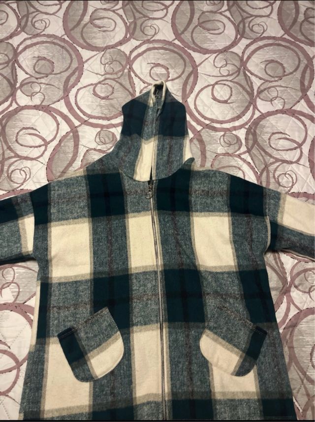 Chaqueta cuadros mujer