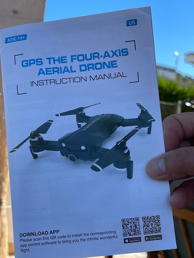 Drone Le Idea GPS 4 Ejes Manual Instrucciones