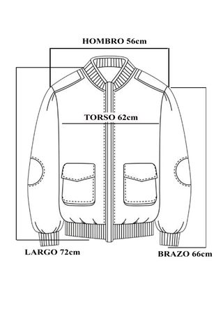 Cazadora de trabajo azul
