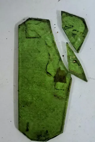 Lámpara Techo Vintage Metal Cristal