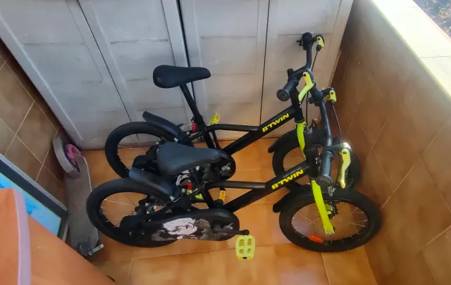 2 Bicicletas Infantiles Btwin 500 " 16 ( 4 - 6 año
