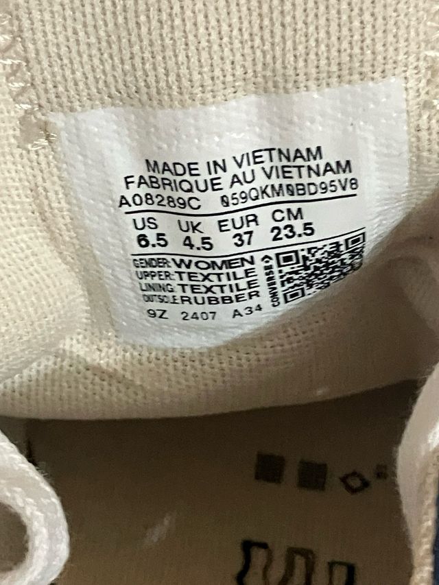 Converse CTAS Lift Hi OX Talla 37 armor blue