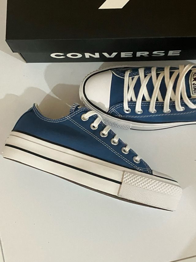 Converse CTAS Lift Hi OX Talla 37 armor blue