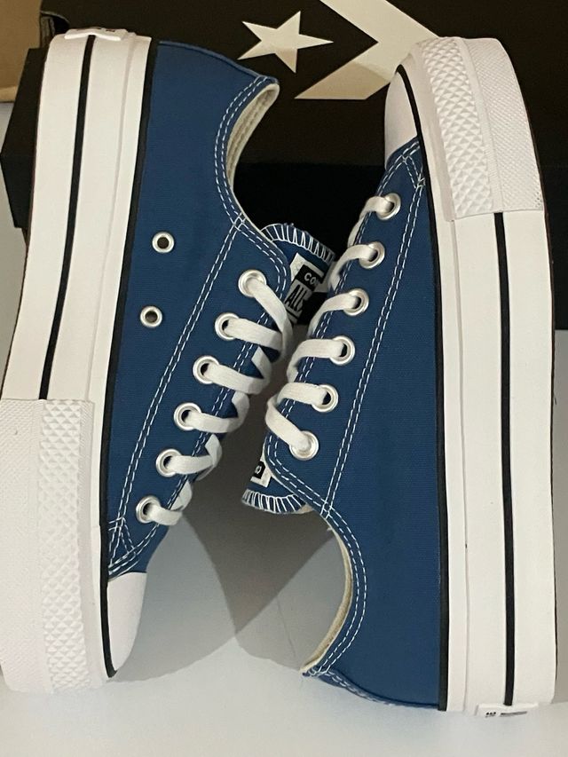 Converse CTAS Lift Hi OX Talla 37 armor blue