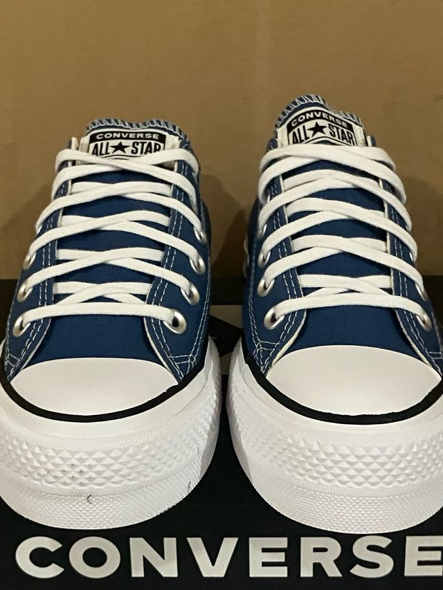 Converse CTAS Lift Hi OX Talla 37 armor blue