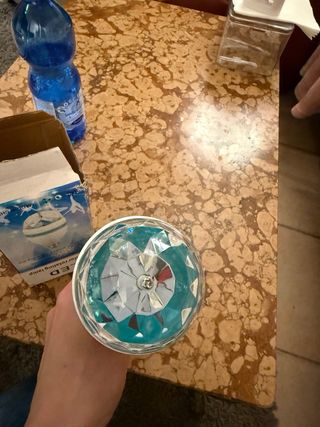 Lampada LED rotante colorata