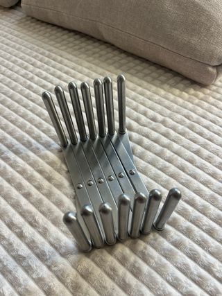 Soporte tapas acero inoxidable IKEA