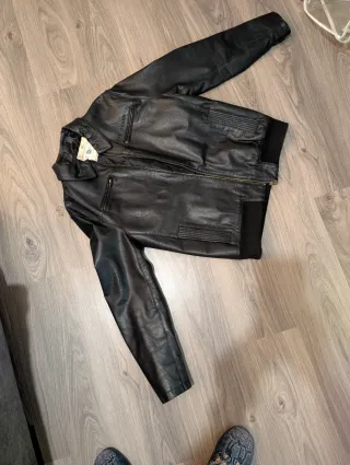 Chaqueta Cuero Pepe Jeans Negra