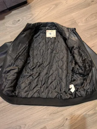 Chaqueta Cuero Pepe Jeans Negra