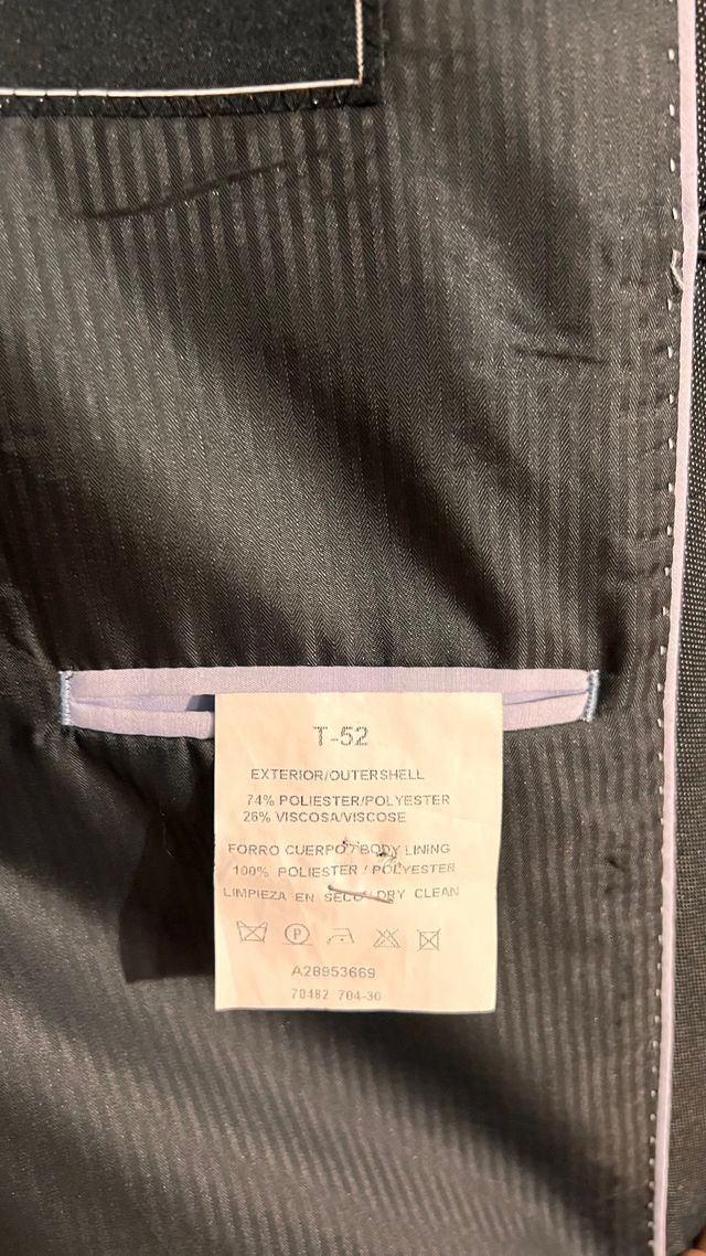 Traje azul marino Capelli Talla M