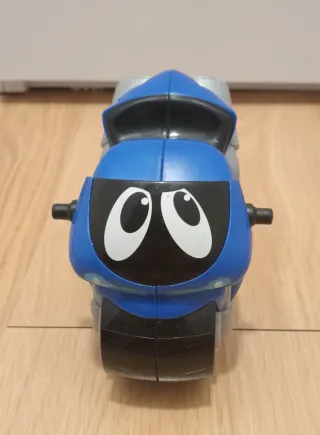 Lote de 3 coches de juguete: moto, F1 y policía