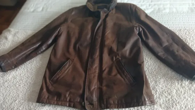 Chaqueta de piel Lotusse para hombre