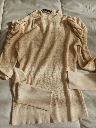 Zara Jersey Beige Talla S