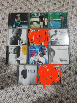 Lotto CD Gigi D'Alessio