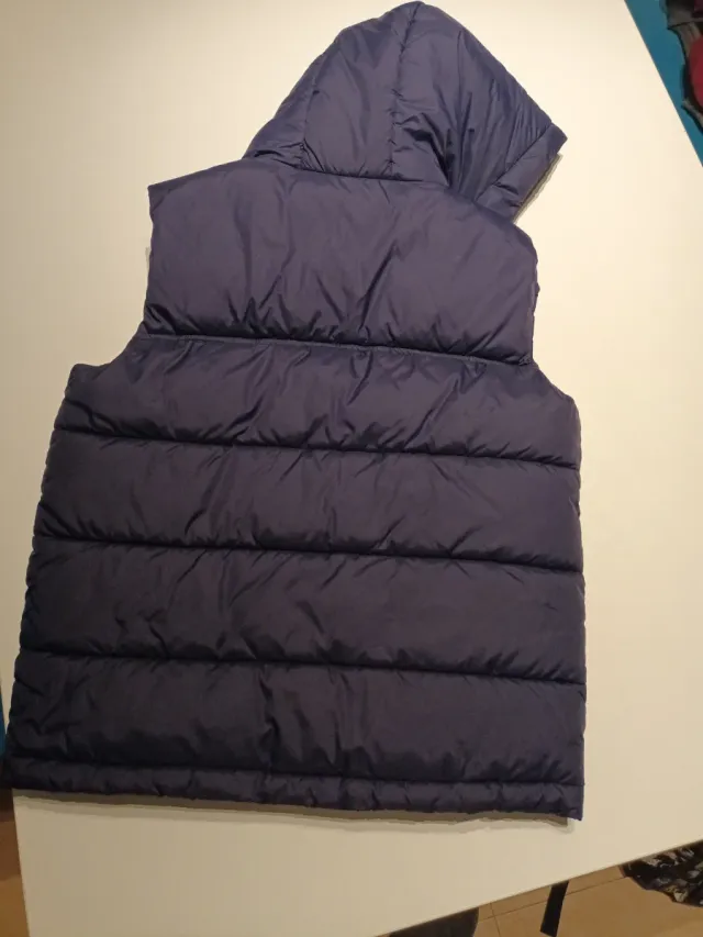 Chaleco Timberland Azul con Capucha