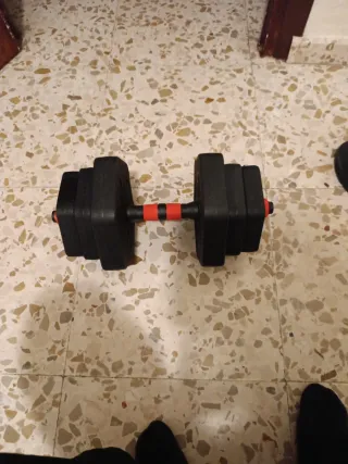 Manubri regolabili con barra e dischi