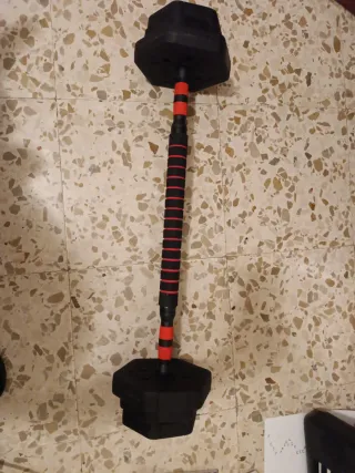 Manubri regolabili con barra e dischi