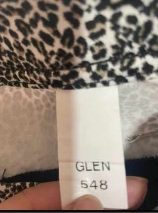 Pantalón estampado leopardo