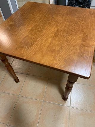 Mesa de madera 90x90 cm varias unidades