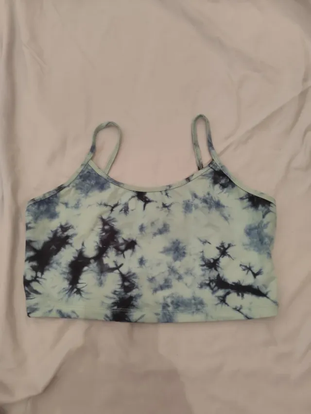 Top Tie Dye Verde y Negro