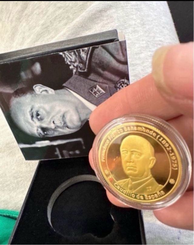 Moneda Franco Chapado Oro Ed. Limitada