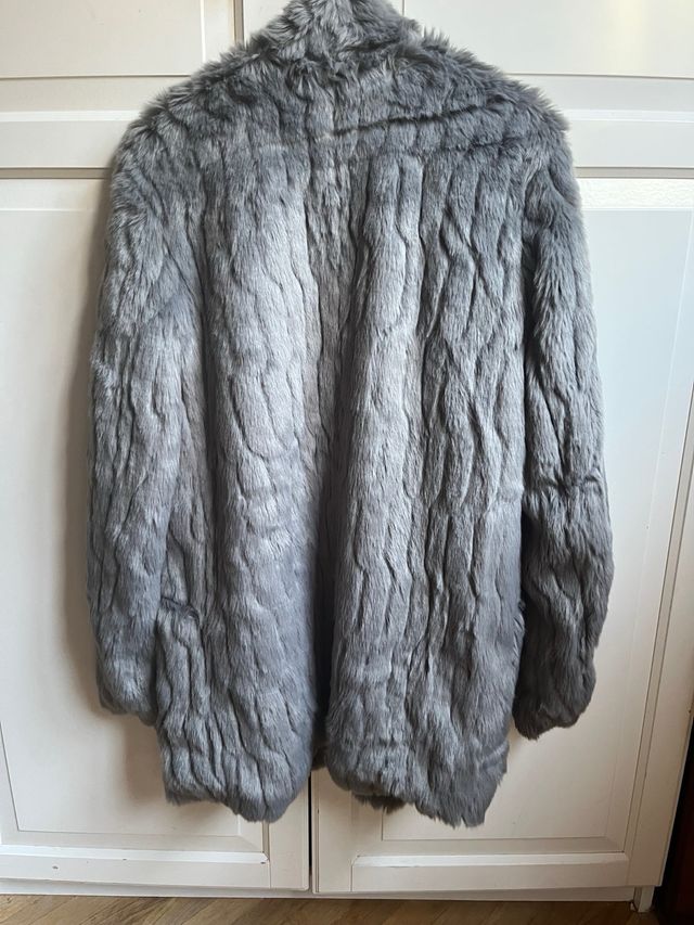 Chaqueta de pelo Only gris talla única