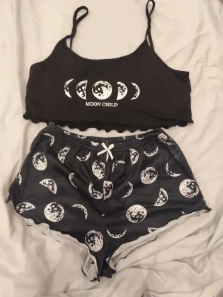 Conjunto pijama fases lunares
