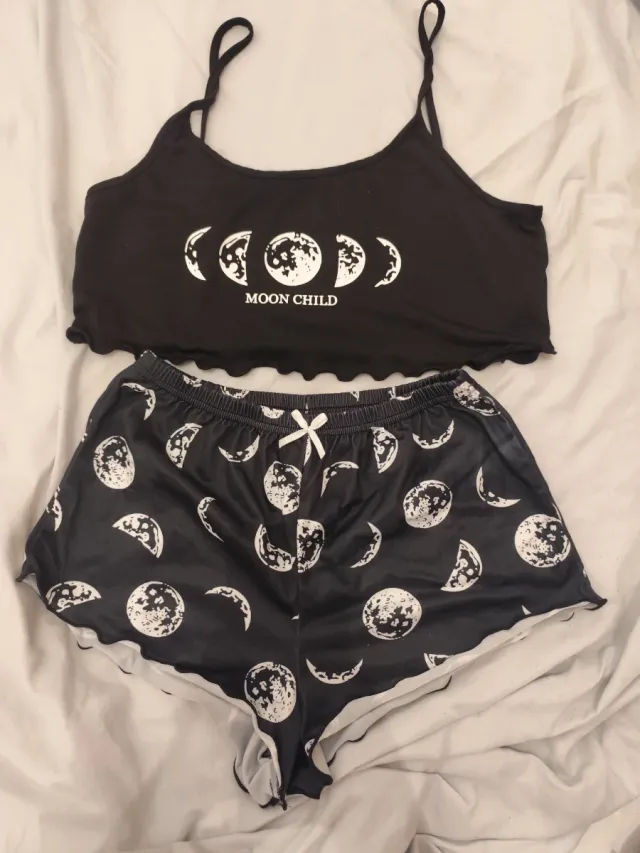 Conjunto pijama fases lunares