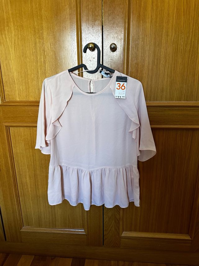 Blusa rosa palo nueva con etiquetas