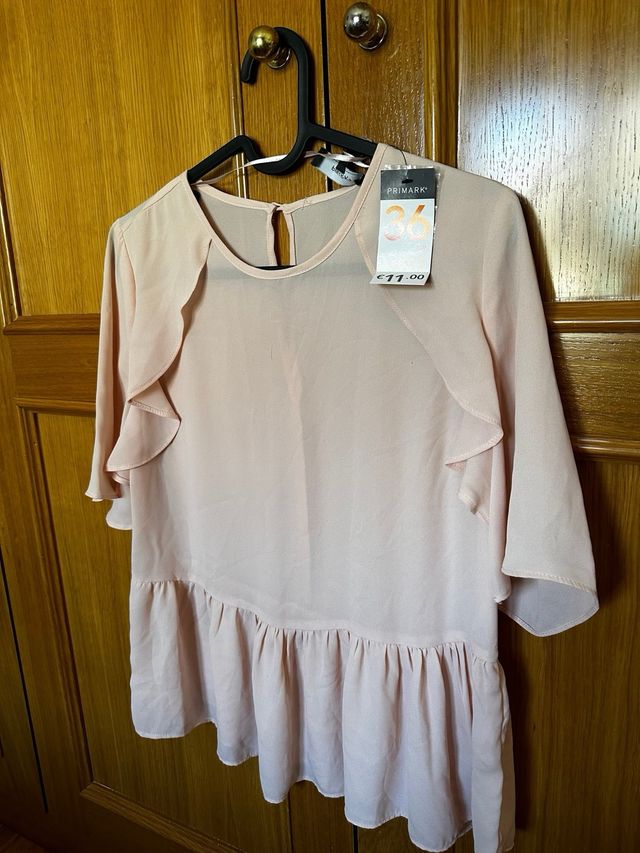 Blusa rosa palo nueva con etiquetas