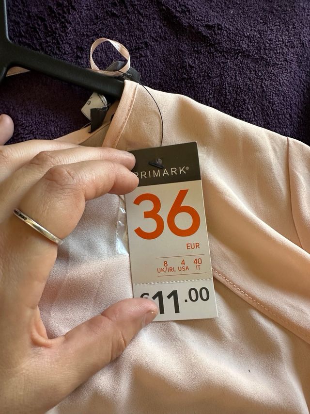 Blusa rosa palo nueva con etiquetas