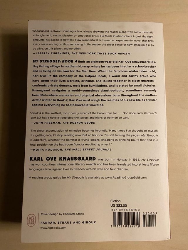 My Struggle: Book 4 Karl Ove Knausgaard