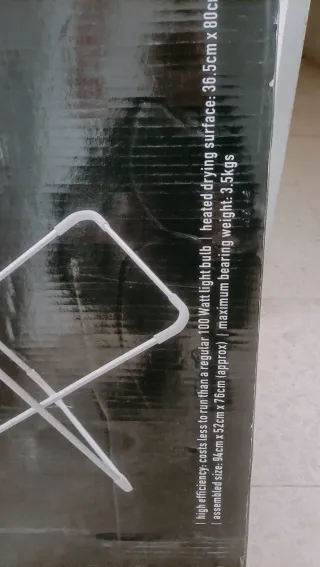 Tendedero Eléctrico Plegable Aluminio