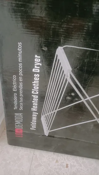 Tendedero Eléctrico Plegable Aluminio