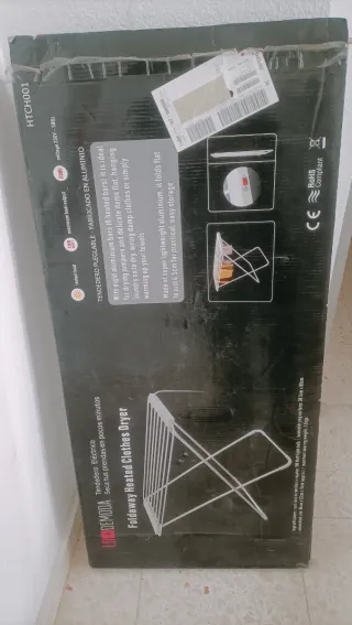 Tendedero Eléctrico Plegable Aluminio