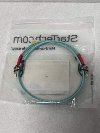 Cable Fibra Óptica LC Multimodo Duplex 1m Startech