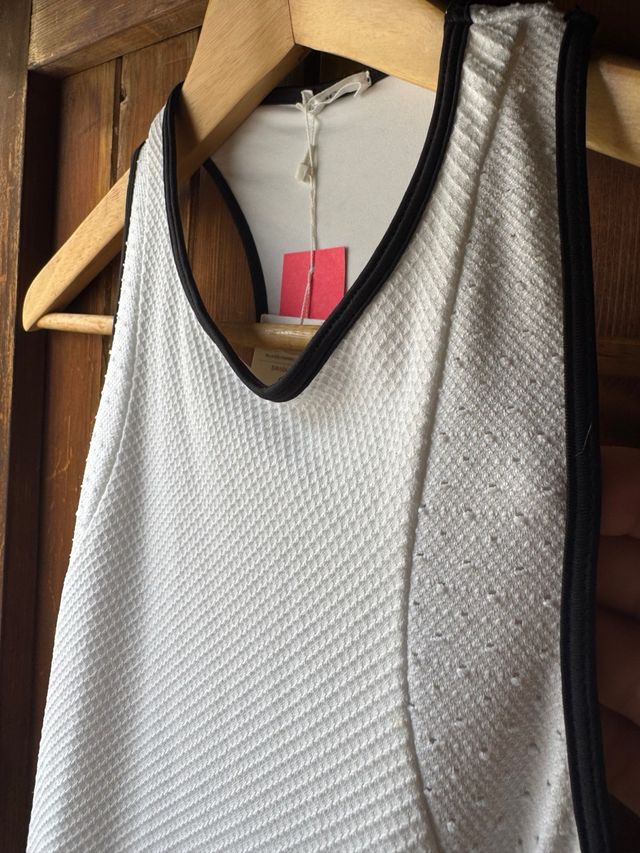 Vestido Tenis/Padel Blanco y Negro