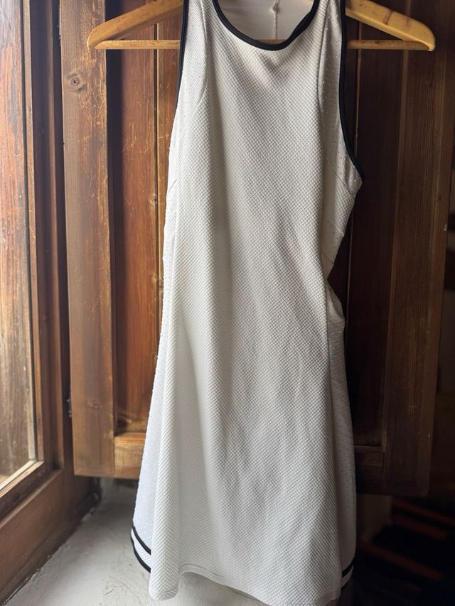 Vestido Tenis/Padel Blanco y Negro